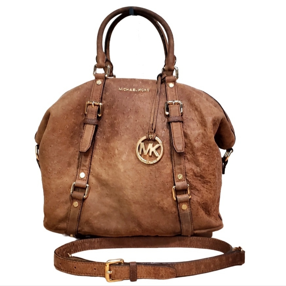 MICHAEL KORS Ostrich Leather Handbag